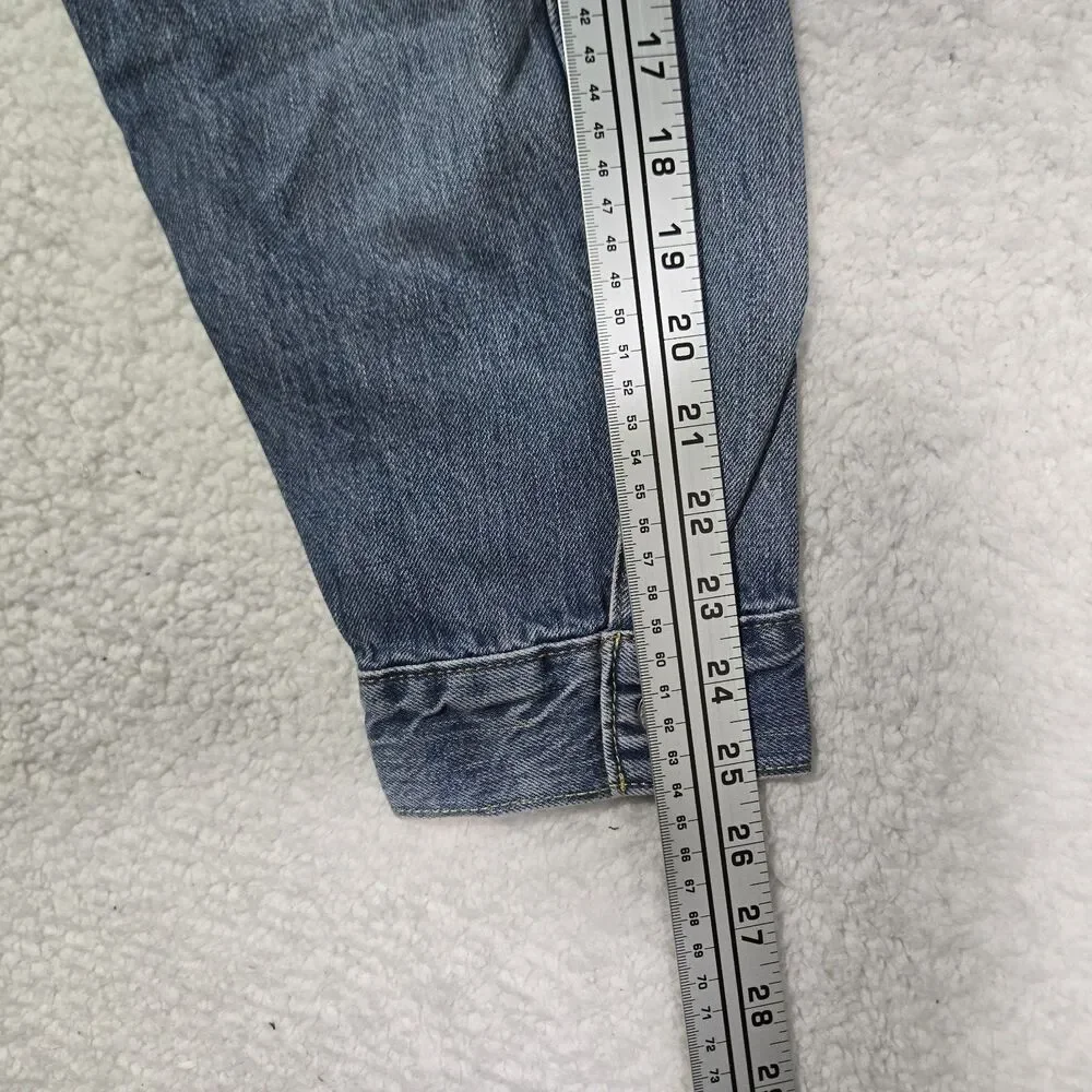 Levi's Premium Type II Two 2‎ Selvedge Denim Trucker Jacket Indigo Men Size XL